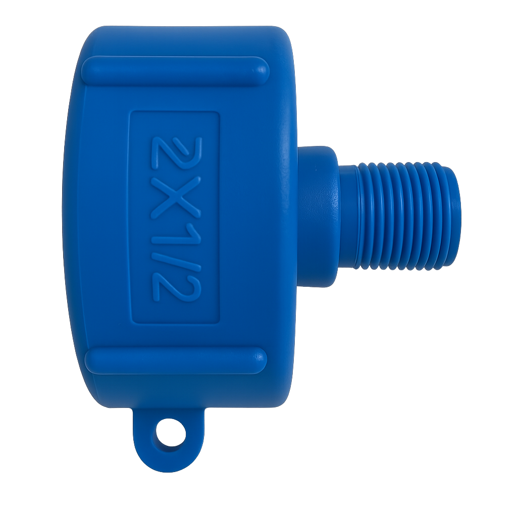 IBC Tartály Tartozék , Szűkítő Adapter , DN50 , 2″-Ról Szűkít : 1/2″-Ra