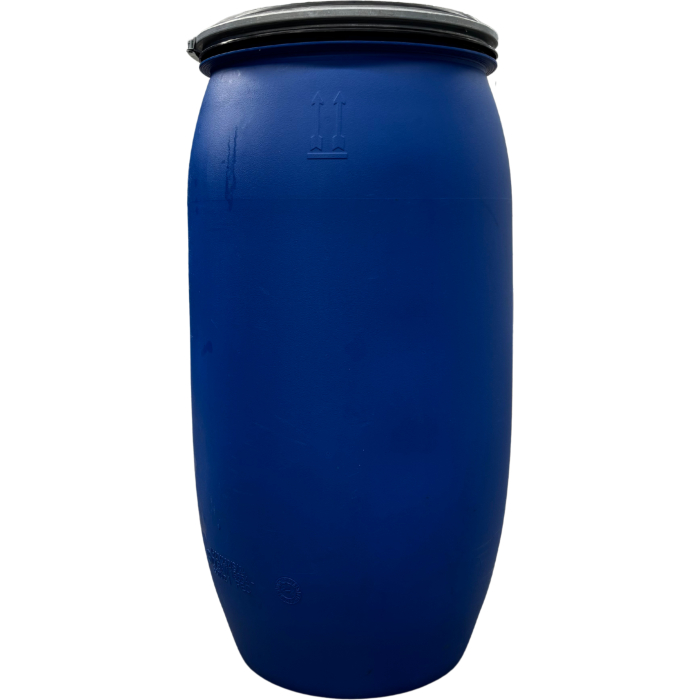 160 literes műanyag mosott levehető tetejű ,bajonett záras hordó ,Un minősítéssel