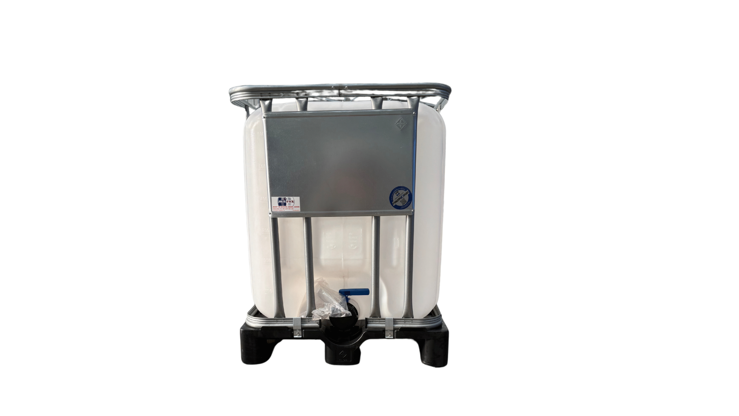 WERIT MX-640 literes,műanyag raklapos,mosott IBC tartály ,Élelmiszeres