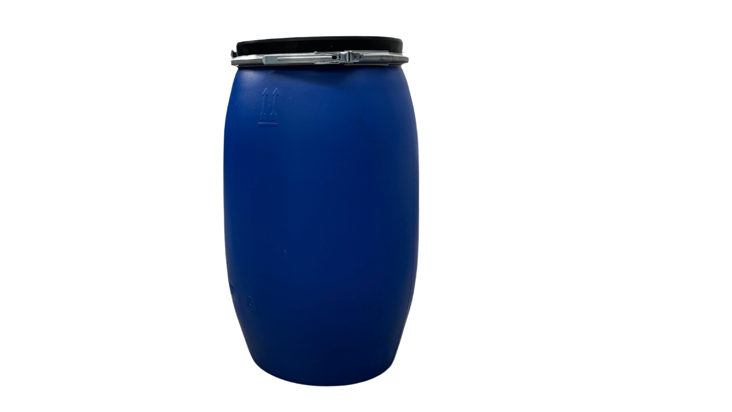 120 Literes használt levehető tetejű bajonett záras, szellőző tetős műanyag hordó, UN minősített, Schütz