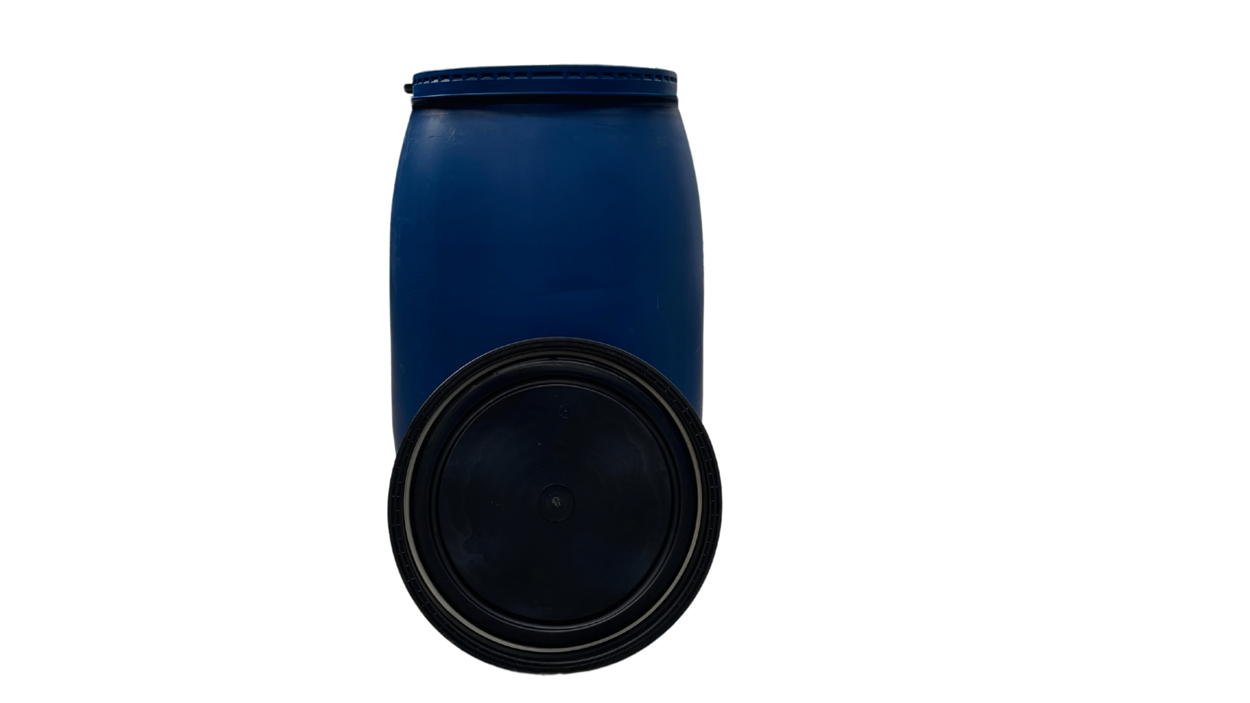 120 Literes használt műanyag hordó -tetővel (zár nélkül) esővíz tárolására - Image 2