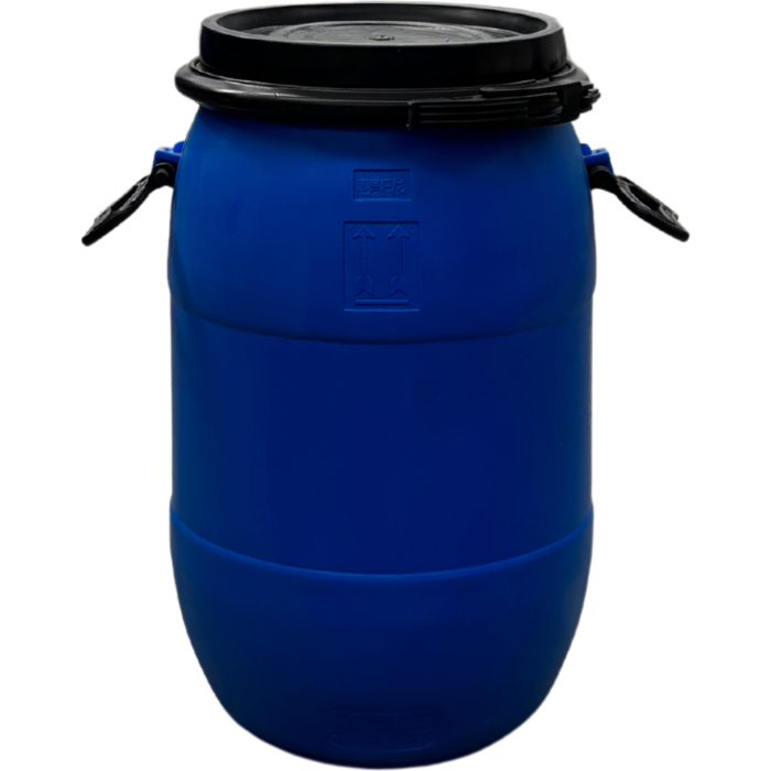 30 literes mosott ,levehető tetejű műanyag hordó,műanyag pántos