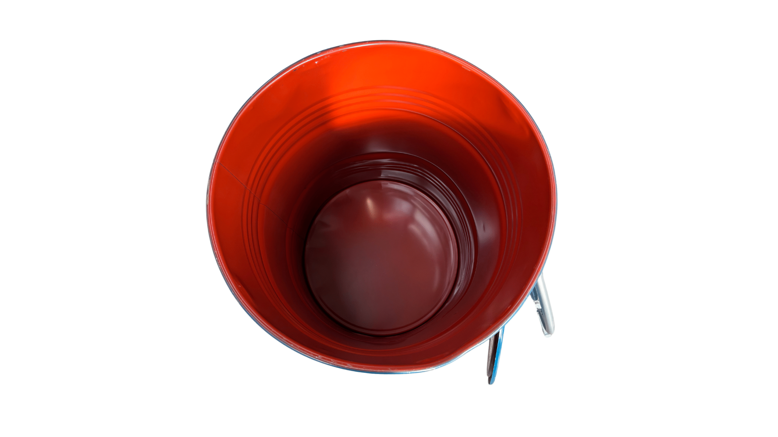 213 literes levehető tetejű,bajonett záras mosott fémhordó,Élelmiszeres, - Image 4